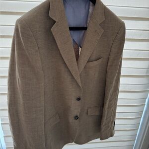 Cortefiel Men's Classic Beige/Brown Blazer